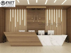 ہوٹل کی آرائشی لکڑی کی دیوار کے پینل